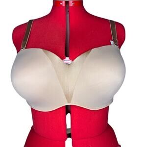 SOMA STUNNING STARLET Strapless Bra Warm Amber size 44D NWT
